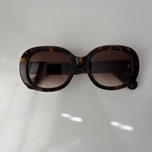 Quay Women's Impromptu 53 mm Tortoiseshell Round Sunglasses without box